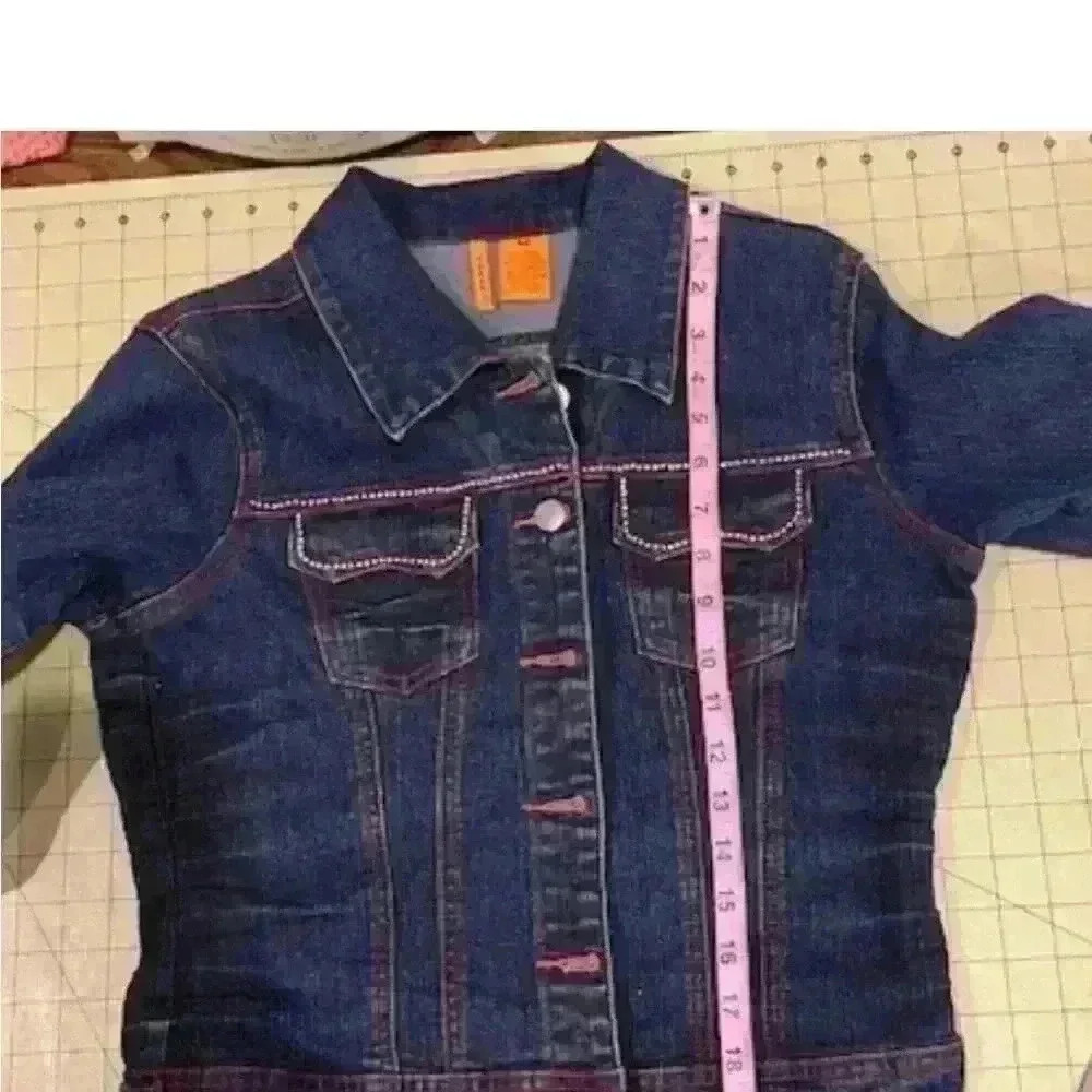 Custom repurposed Zanani Jean Jacket Size Medium - Picture 9 of 10